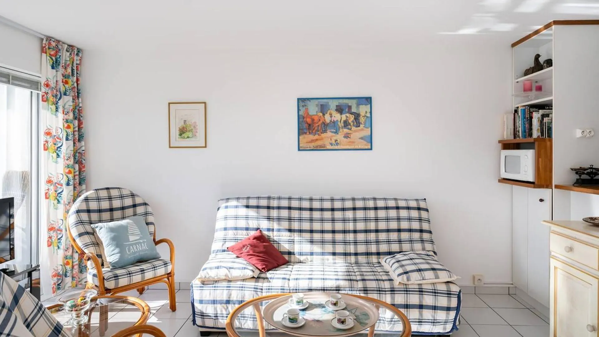 Apartment Carnac: Appartement 3P Avec Piscine Chauffee, Terrasse Et Parking, A 1 Km De La Plage - Fr-1-477-245